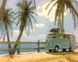 Раскраска для взрослых Маями в стиле ретро (BRM21683) — фото комплектации набора