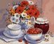 Картина по номерам Приглашение на чай (MR-Q363) Mariposa — фото комплектации набора