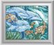 Алмазная живопись Три дельфина (квадратные камни, полная зашивка) Dream Art (DA-30537, Без подрамника) — фото комплектации набора