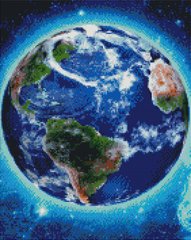 Картина з мозаїки Планета Земля ArtStory (ASM45) фото інтернет-магазину Raskraski.com.ua