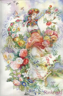 Картина из мозаики Гуцулко худ. Старовойтова Диамантовые ручки (GU_189739, На подрамнике)