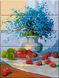 Картини за номерами на дереві Квіти і суниця (ASW050) ArtStory — фото комплектації набору