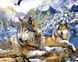 Картина из страз Верные волки My Art (MRT-TN1019, На подрамнике) — фото комплектации набора