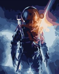Картина по номерам Космонавт в небе (SR-GS524) Strateg (Без коробки)