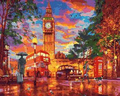 Картина раскраска Лондон осенью (BK-GX45727) (Без коробки)