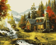 Картина по номерам Дом в лесу (PN8202) Artissimo (Без коробки)