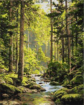 Картини за номерами Джерело спокою &copy;art_selena_ua (KH6441) Ідейка 40 х 50 см фото інтернет-магазину Raskraski.com.ua