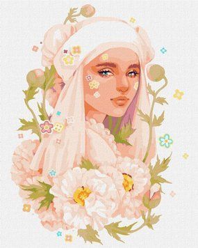 Картина за номерами Рожева фантазія &copy;lesya_nedzelska_art (KH2555) Ідейка 40 х 50 см фото інтернет-магазину Raskraski.com.ua