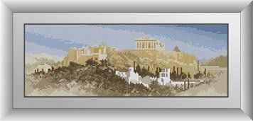 Картина алмазами Акрополис Dream Art (DA-30669, Без подрамника) 15 х 42 см фото интернет-магазина Raskraski.com.ua
