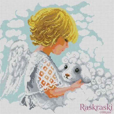 Мозаїка алмазна Ангел із овець (41 х 41 см) Dream Art (DA-31813) фото інтернет-магазину Raskraski.com.ua