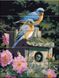 Картина по номерам из дерева Птицы в цветах (ASW094) ArtStory — фото комплектации набора