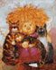 Картина по номерам Кошки и солнечный ангел (BRM3803) — фото комплектации набора