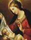 Алмазна вишивка Матір Божа з немовлям Брашми (GF4808) — фото комплектації набору