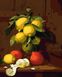 Малювання по номерам Лимони та апельсини худ. Antonio Mensaque (GVR-180645) Диамантовые ручки (Без коробки)