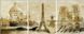 Рисование по номерам Триптих. Париж (MS14029) Babylon — фото комплектации набора