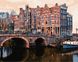 Раскраска по номерам Очаровательный Амстердам (KH3615) Идейка — фото комплектации набора