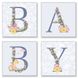 Картина по номерам Квартет Слово BABY Прованс (CH107) Идейка — фото комплектации набора