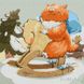 Картина Розмальовка Зимові розваги (KH2363) Идейка — фото комплектації набору