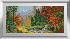 Картина з мозаїки Яскрава осінь Dream Art (DA-31380) фото інтернет-магазину Raskraski.com.ua