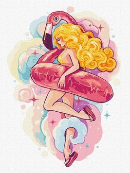 Картина по номерам Пляжный сезон &copy;lesya_nedzelska_art (KHO5101) Идейка (Без коробки) 30 х 40 см