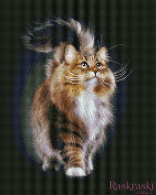 Алмазная вышивка Пушистый кот ArtStory (ASM47, На подрамнике) фото интернет-магазина Raskraski.com.ua