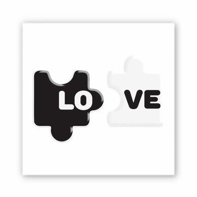 3D стикеры SX-324 Love Puzzle