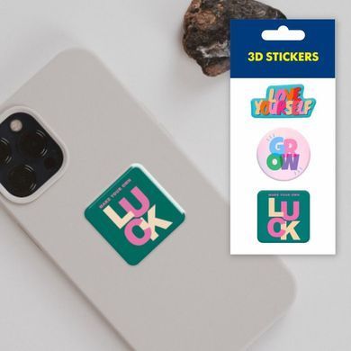 3D стикеры Grow
