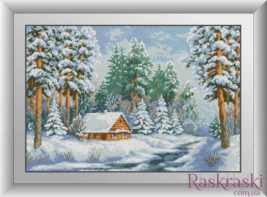 Картина алмазна вишивка Лісова сторожка Dream Art (DA-30780) фото інтернет-магазину Raskraski.com.ua