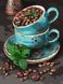 Картина за номерами Ароматні кавові зерна (KHO5636) Идейка (Без коробки)