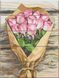 Картина за номерами Букет рожевих троянд (ASW151) ArtStory — фото комплектації набору