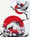 Живопис по номерам Японський журавель © Yana Biluhina (BSM-B53799) — фото комплектації набору