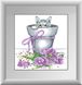 Алмазная мозаика Котенок в цветочном горшке (полная зашивка, квадратные камни) Dream Art (DA-30141, Без подрамника) — фото комплектации набора