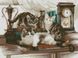 Картина стразами Кошенята у бібліотеці. (41 х 55 см) Dream Art (DA-31628) — фото комплектації набору