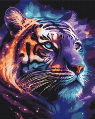 Картина по номерам Космический тигр (BSM-B53692) фото интернет-магазина Raskraski.com.ua