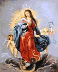 Картина по номерам Дева Мария (BK-GX22348) (Без коробки)