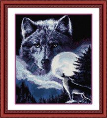Картина алмазная вышивка Дух волка (полная зашивка, квадратные камни) Dream Art (DA-30194, Без подрамника) фото интернет-магазина Raskraski.com.ua