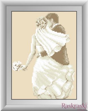 Картина алмазная вышивка Свадьба (полная зашивка, квадратные камни) Dream Art (DA-30304, Без подрамника) фото интернет-магазина Raskraski.com.ua