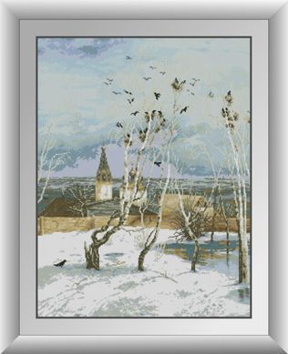 Алмазная картина Грачи прилетели Dream Art (DA-30931, Без подрамника) 57 x 75 см фото интернет-магазина Raskraski.com.ua