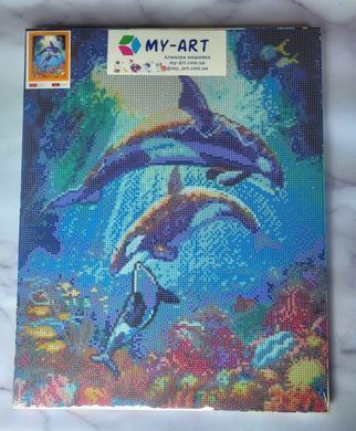 Набір алмазної вишивки Підводний світ My Art (AR-3174) 40 х 50 см фото інтернет-магазину Raskraski.com.ua