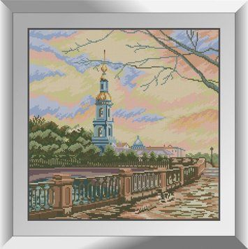 Картина мозаика Николаевский собор Dream Art (DA-31231, Без подрамника) 46 x 46 см фото интернет-магазина Raskraski.com.ua