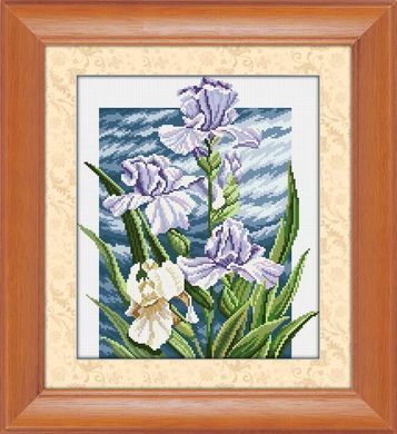 Алмазна вишивка Королівські іриси Dream Art (DA-30372) 35 х 51 см фото інтернет-магазину Raskraski.com.ua