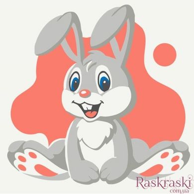 Раскраски по номерам Маленький кролик (MBS037) (Без коробки)