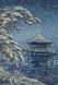 Набор алмазной вышивки Зимняя пагода (36 х 52 см) Dream Art (DA-31750, Без подрамника) — фото комплектации набора