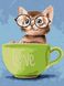 Раскраска по номерам Любопытный котенок (VK261) Babylon — фото комплектации набора