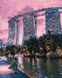 Картина за номерами Вечір в сінгапурі (PGX29745) Brushme Premium — фото комплектації набору