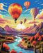 Раскраски по номерам Полет на воздушном шаре ©art_selena_ua (KH2897) Идейка — фото комплектации набора