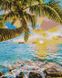 Алмазная мозаика Закат на море ArtStory (ASM48, На подрамнике) — фото комплектации набора