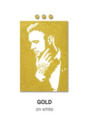 Портрет на замовлення flip-flop з блискітками, полотно 60x80 см. золото на білому фото інтернет-магазину Raskraski.com.ua