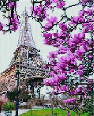 Алмазная живопись Весна в Париже (EF1004) Алмазная мозаика (OSG006, Без подрамника) фото интернет-магазина Raskraski.com.ua