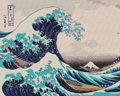 Картина по номерам Большая волна в Канагаве. Хокусая (BSM-B21794) фото интернет-магазина Raskraski.com.ua